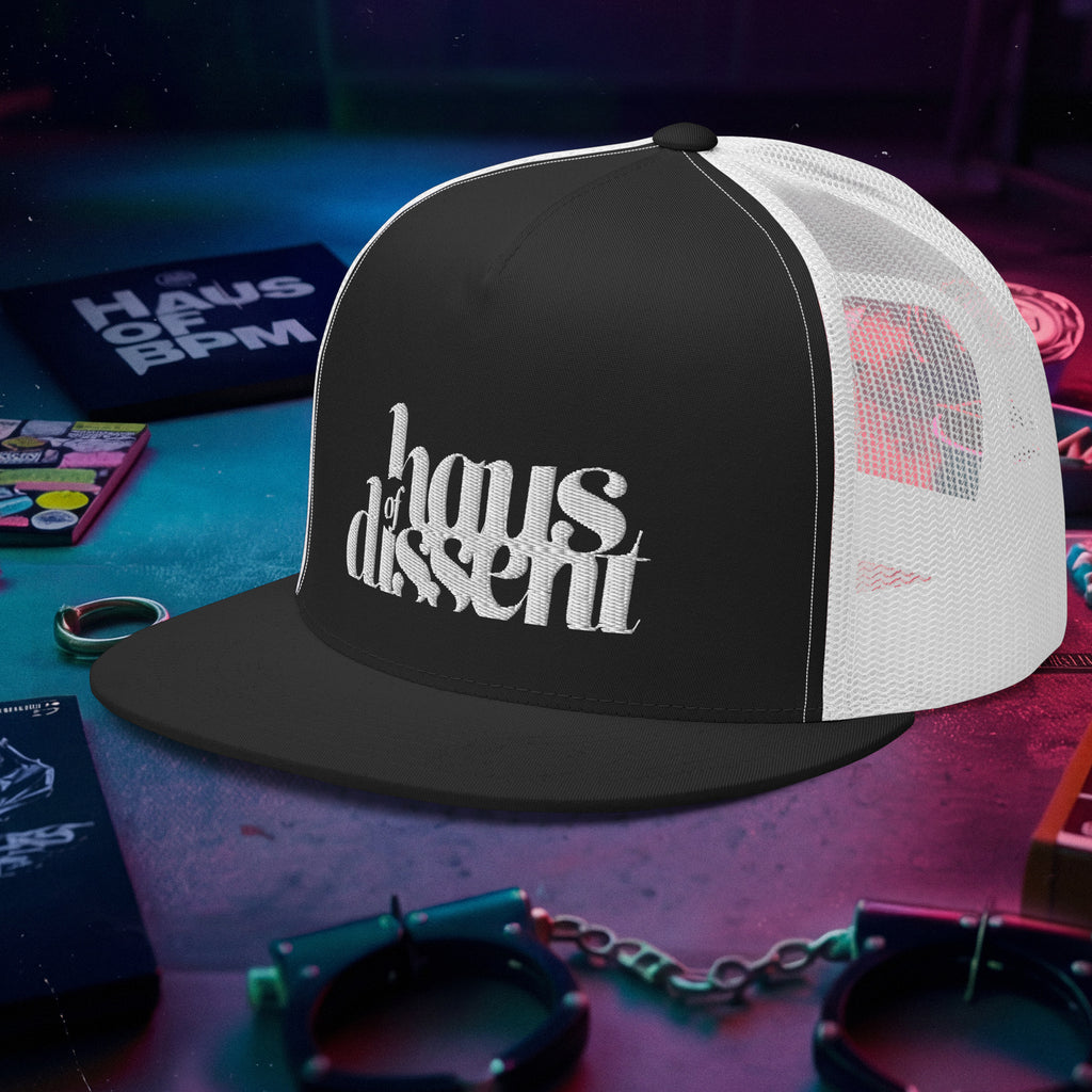 5 Panel Trucker Cap • Flat Bill