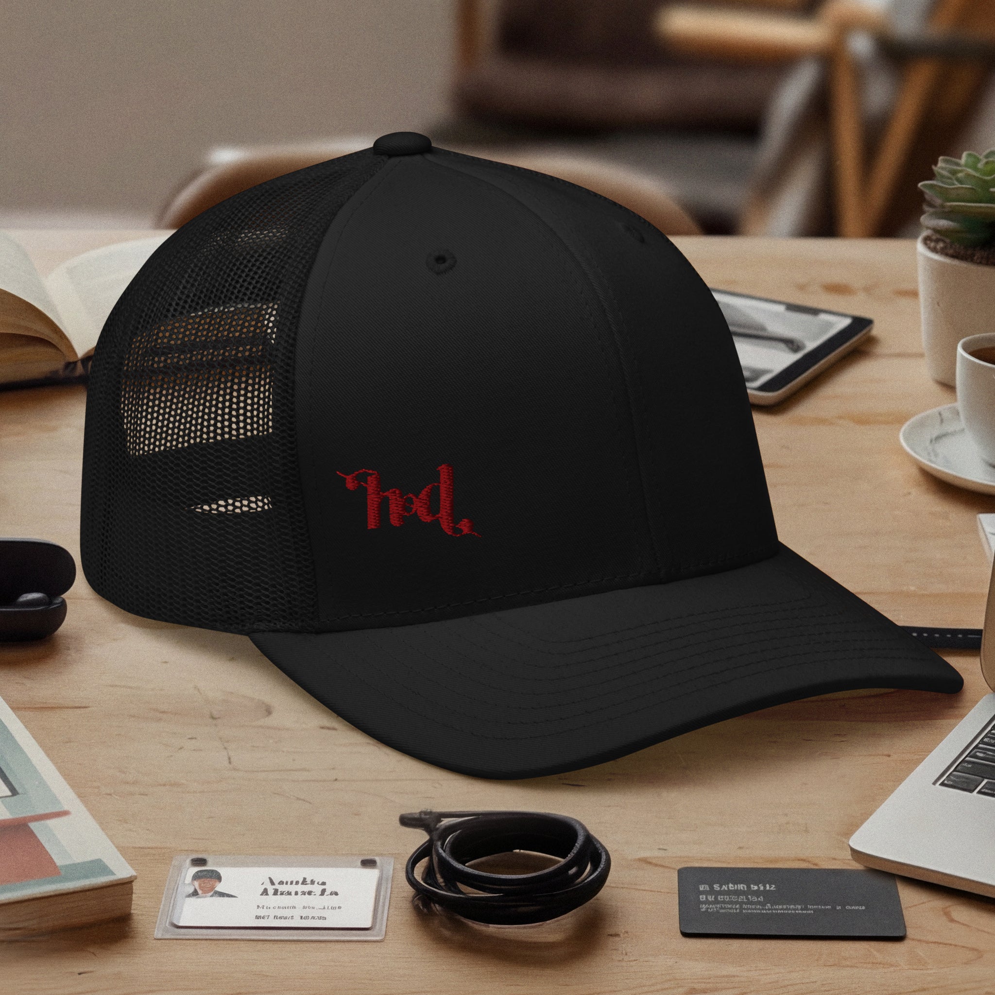 Retro Trucker Cap - Curved Bill