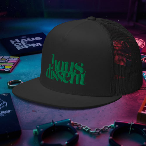 5 Panel Trucker Cap • Flat Bill
