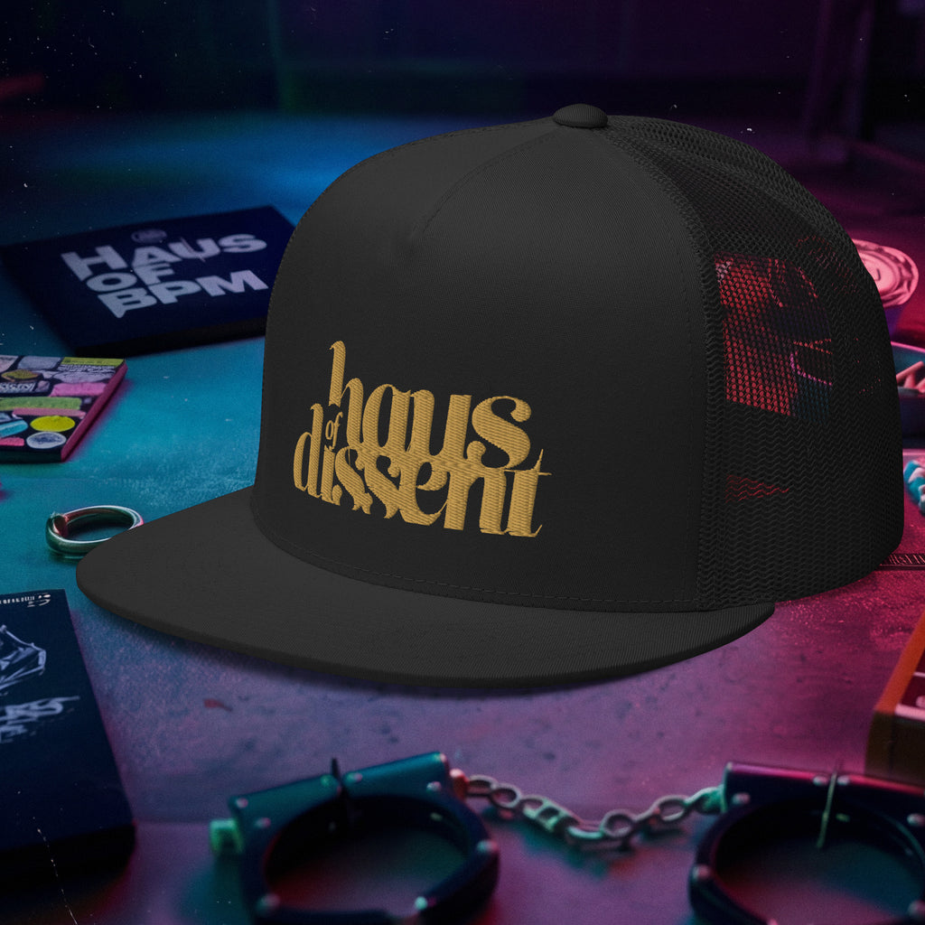 5 Panel Trucker Cap • Flat Bill