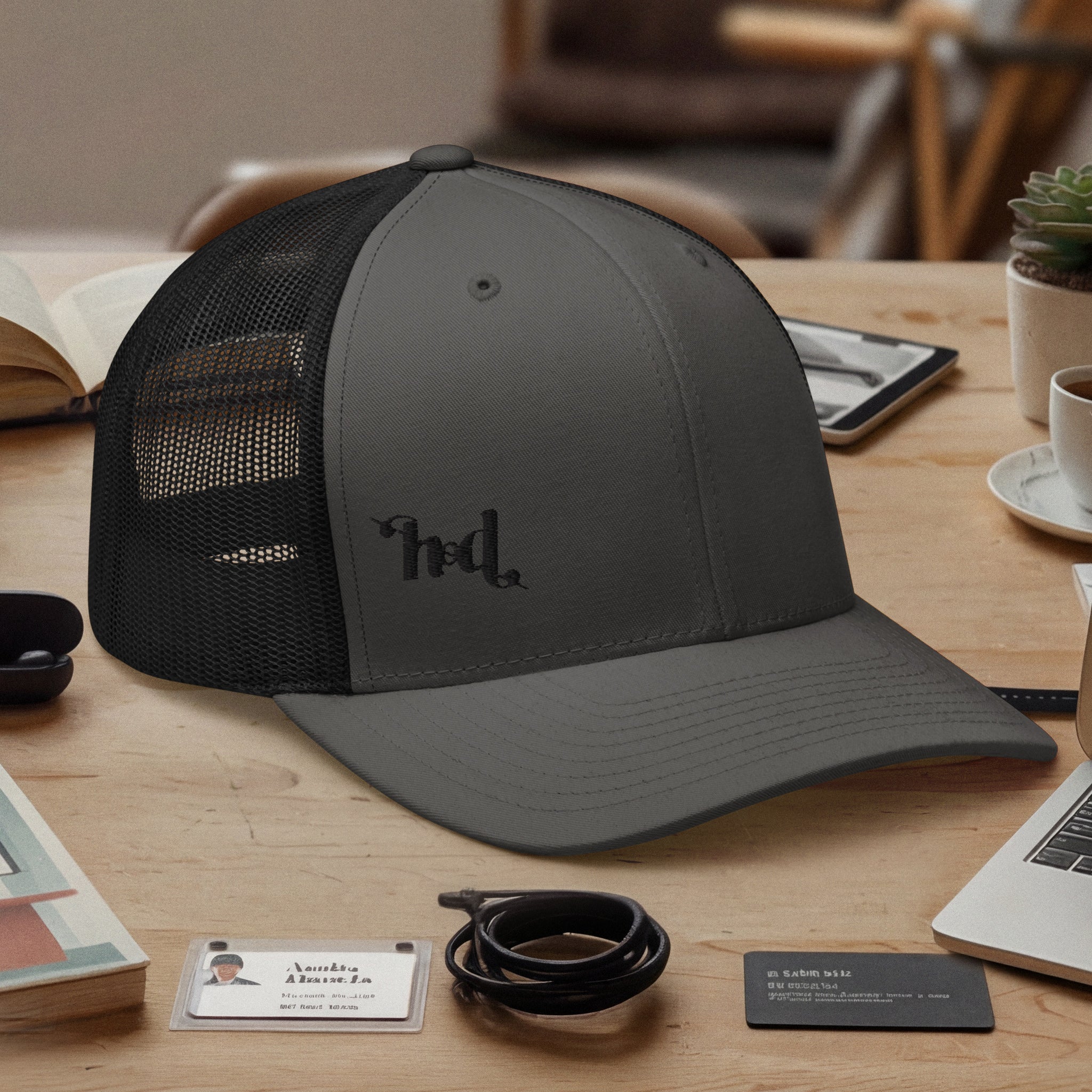 Retro Trucker Cap - Curved Bill