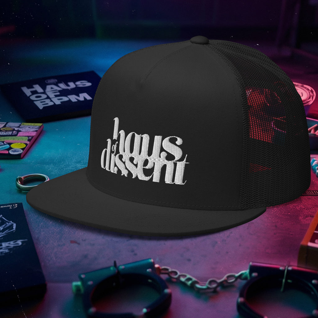 5 Panel Trucker Cap • Flat Bill