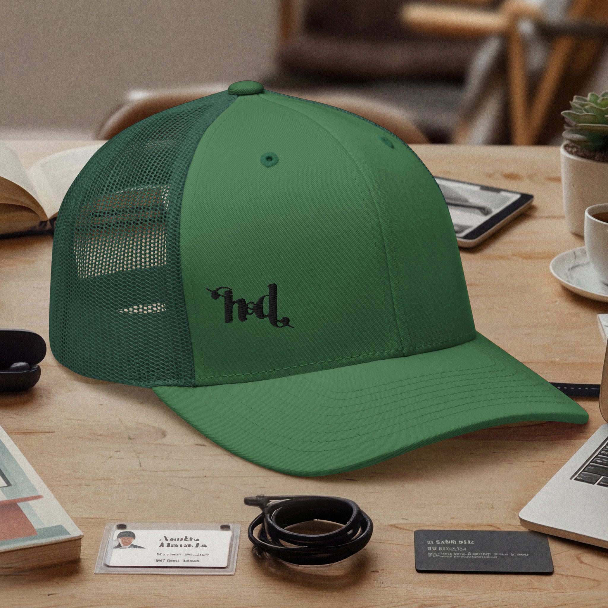 Retro Trucker Cap - Curved Bill