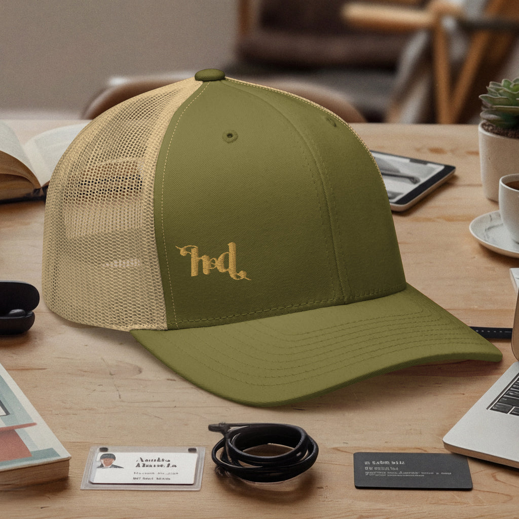 Retro Trucker Cap - Curved Bill