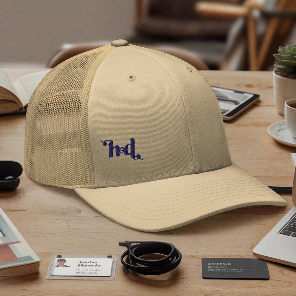 Retro Trucker Cap - Curved Bill