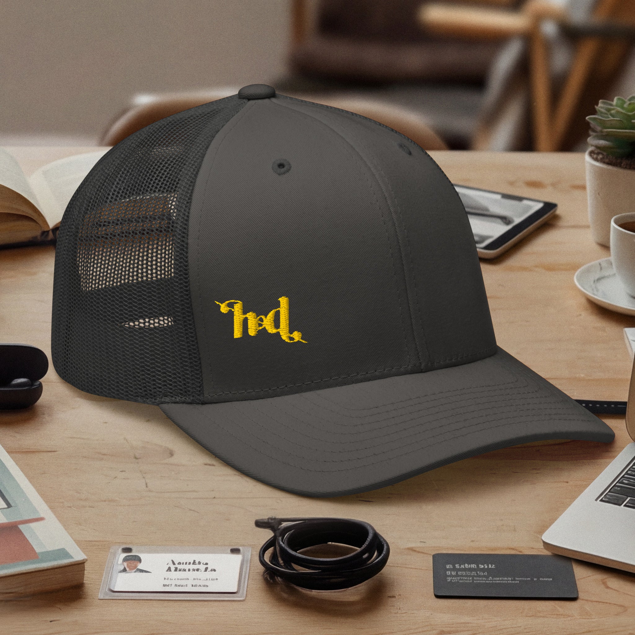 Retro Trucker Cap - Curved Bill