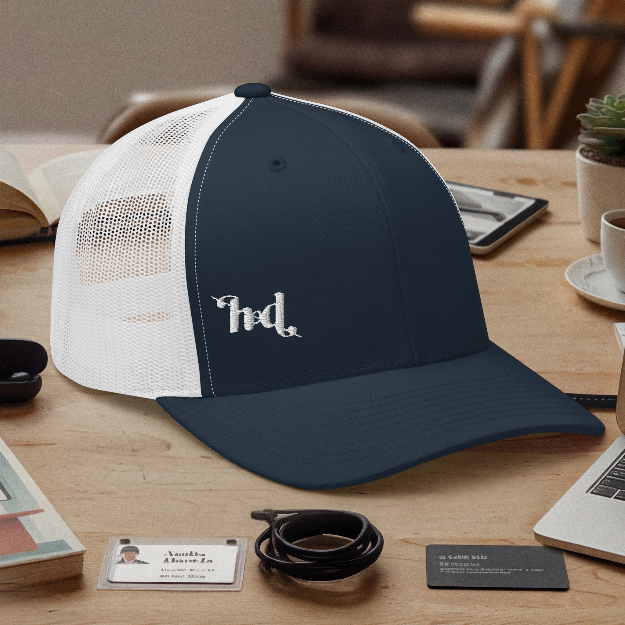 Retro Trucker Cap - Curved Bill