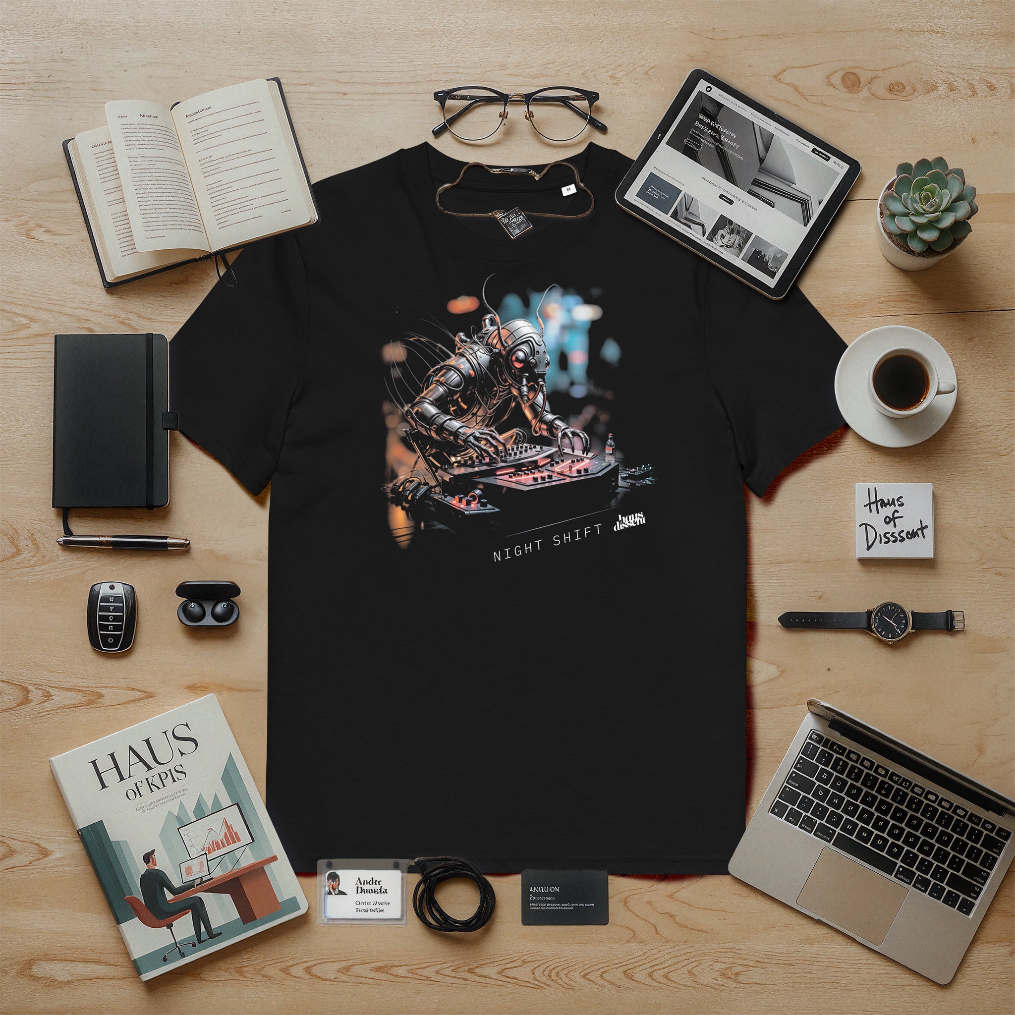 Night Shift #2 • Organic cotton t-shirt