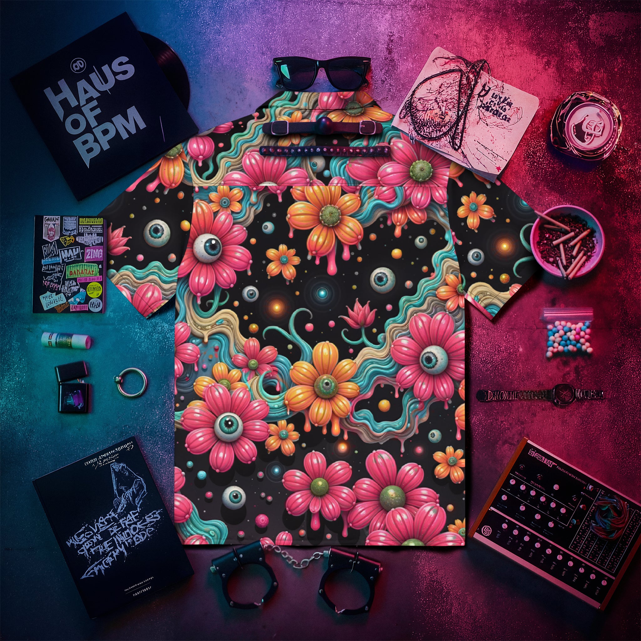 The Garden Looks Back • Unisex button shirt