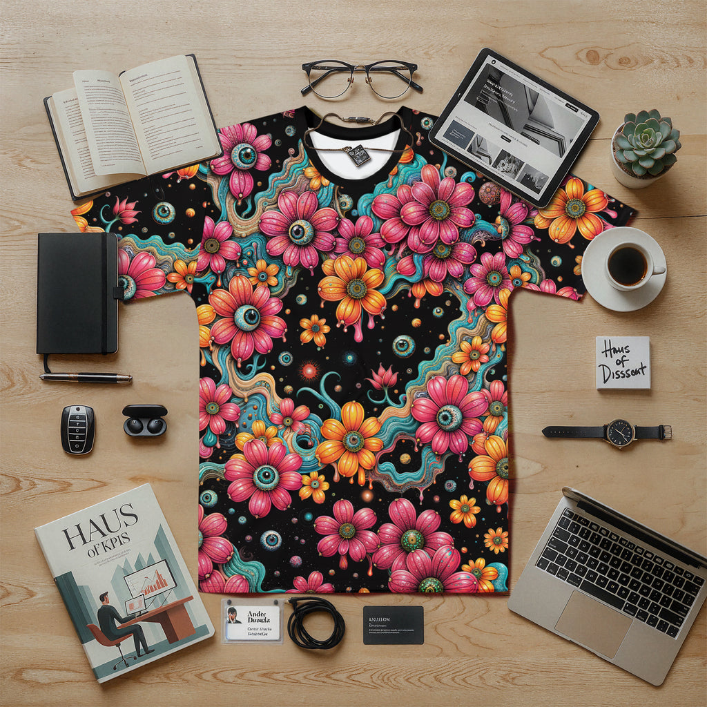 The Garden Looks Back • All-over print polyester t-shirt