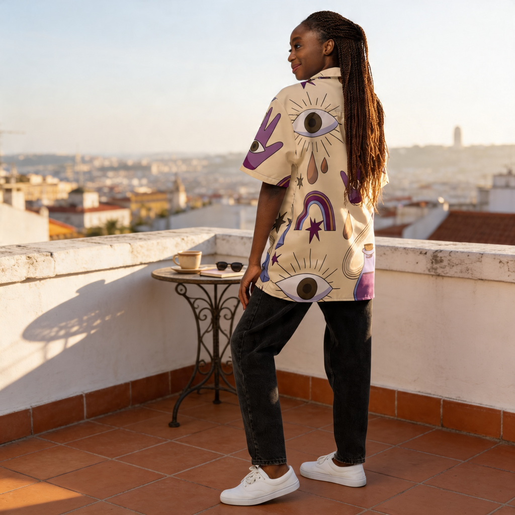 Open Perception #1 • Unisex button shirt