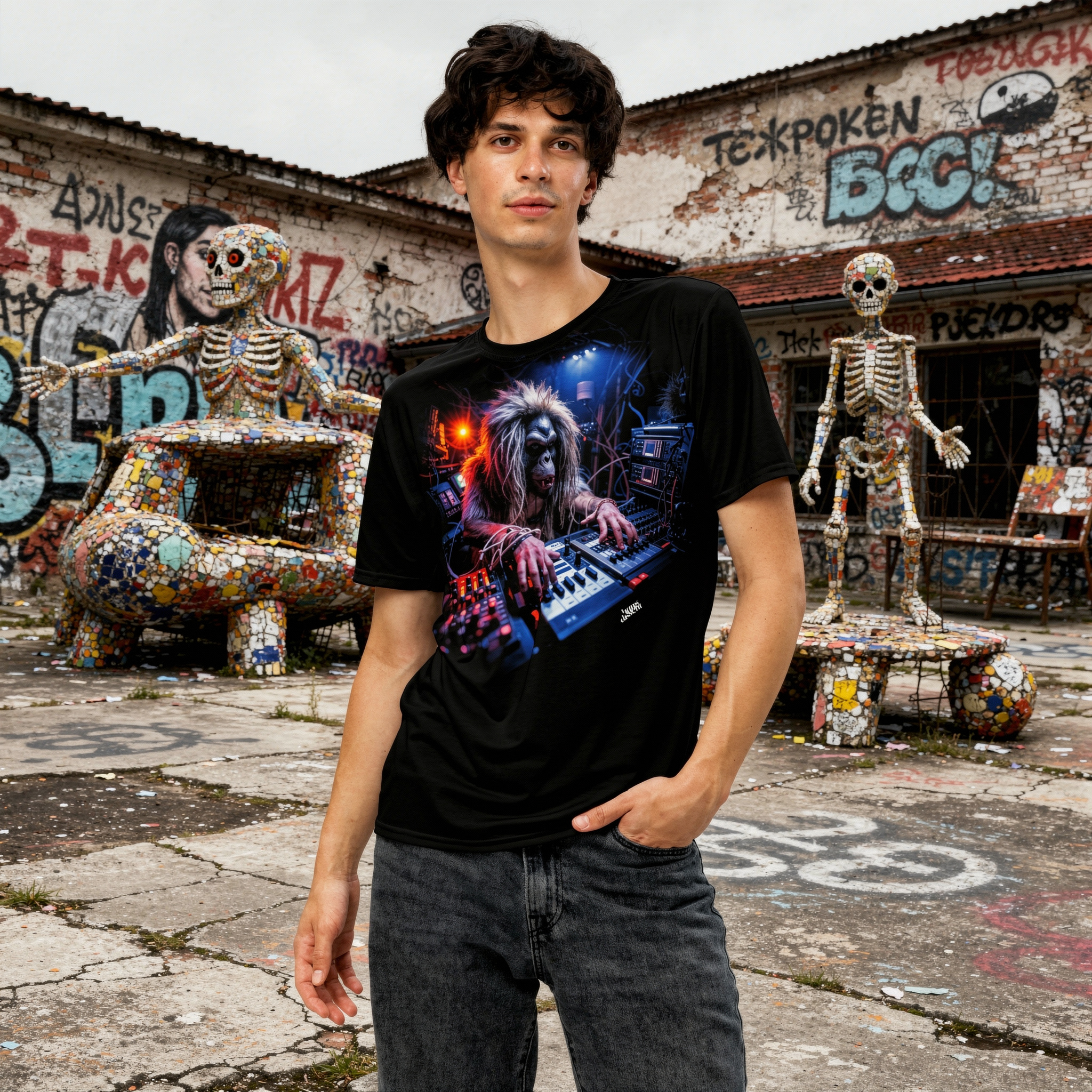 Night Shift #1 • All-over print polyester t-shirt