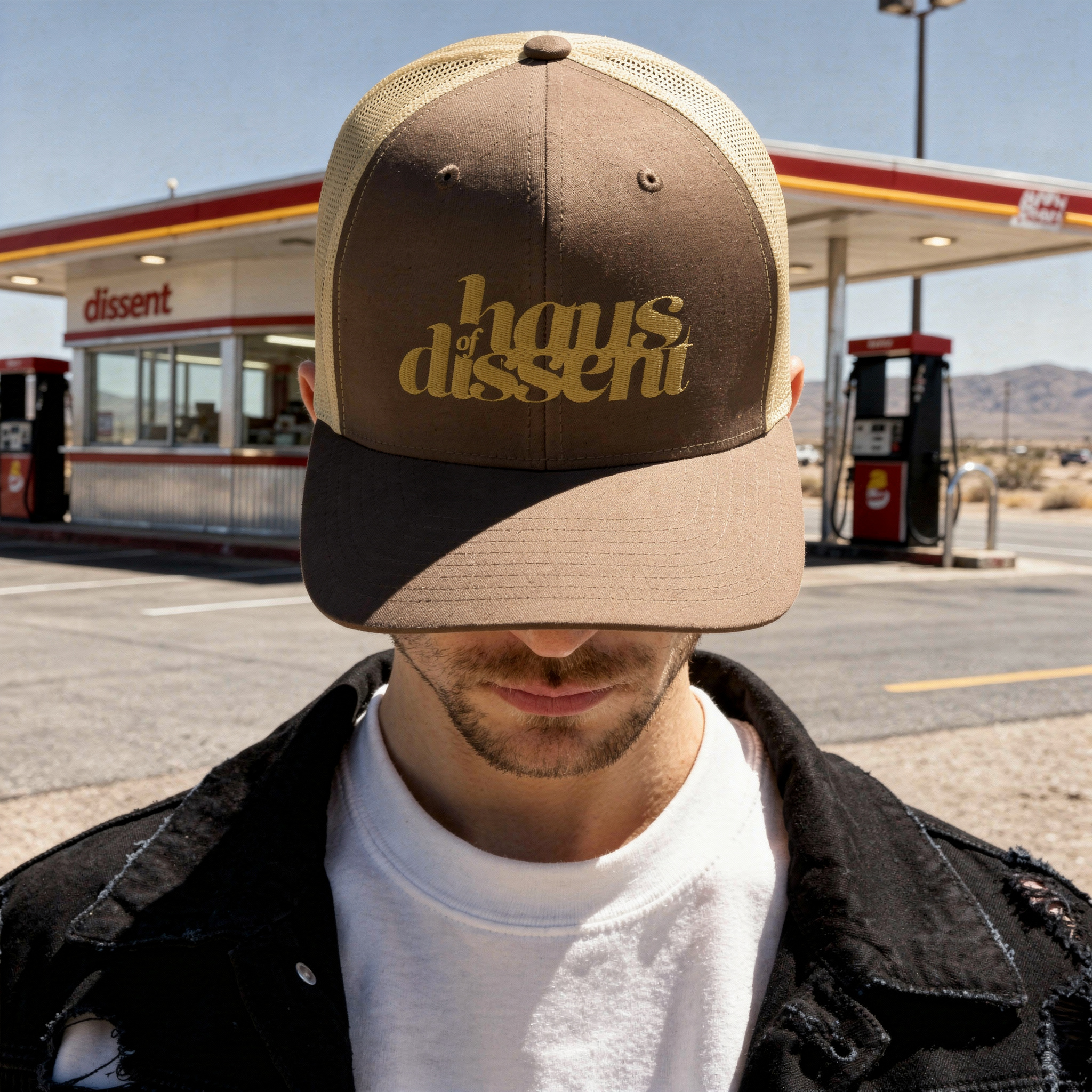 Retro Trucker Cap - Curved Bill