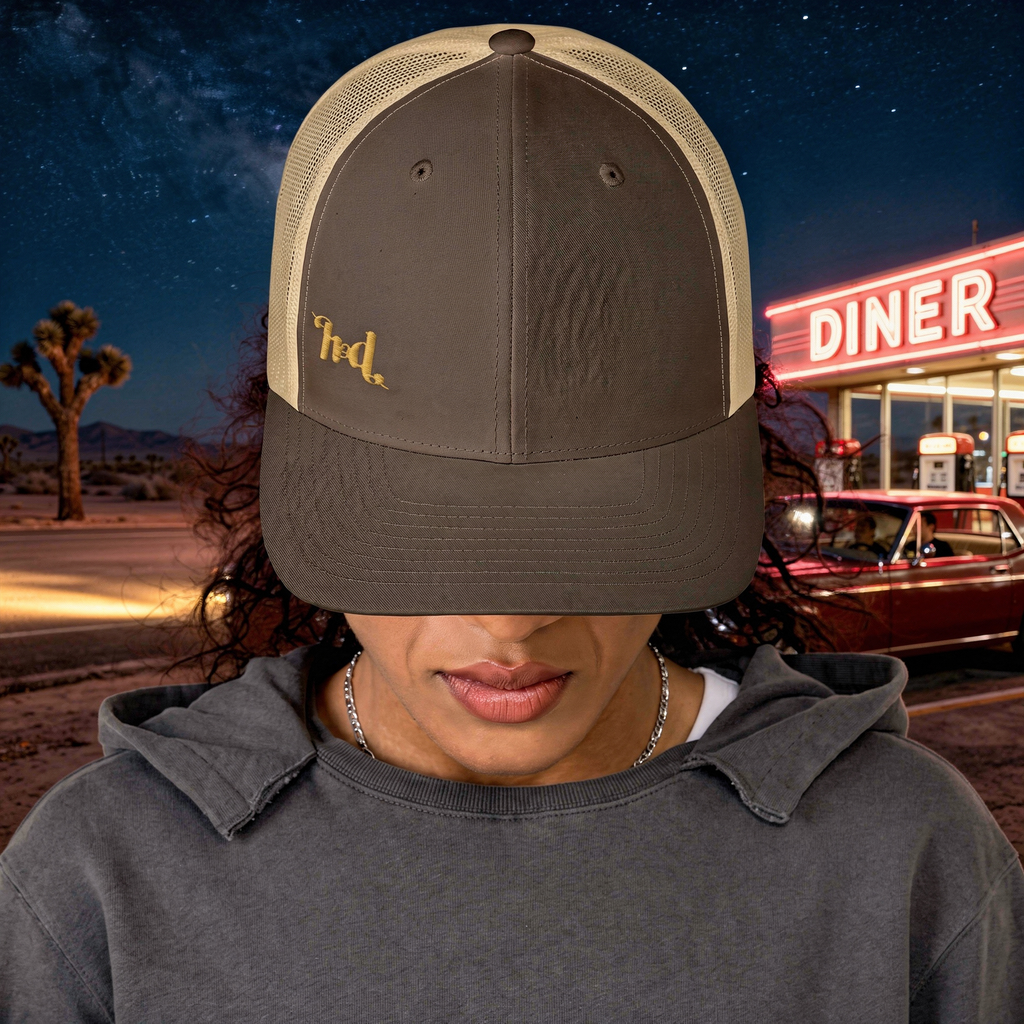 Retro Trucker Cap - Curved Bill