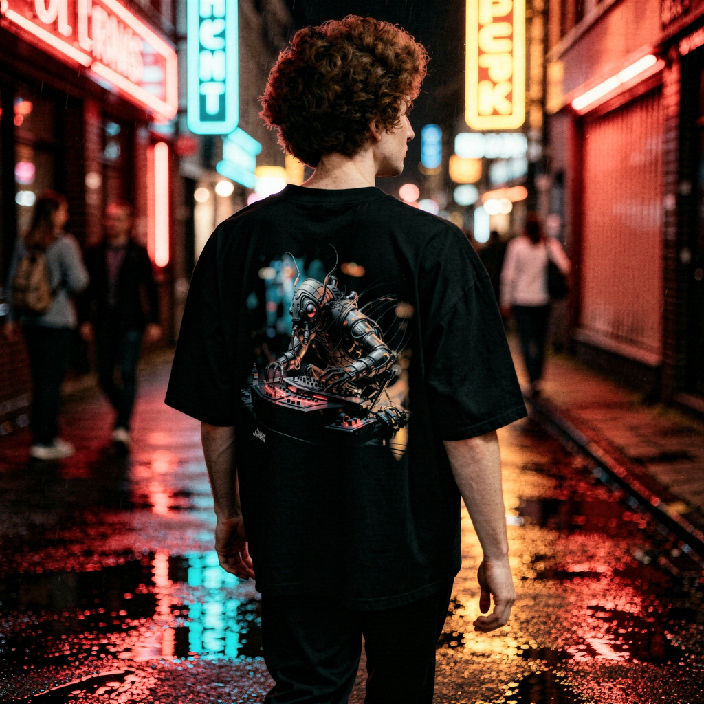 Night Shift #2 • Oversized organic t-shirt